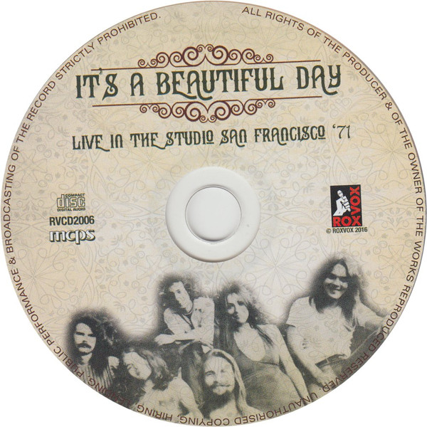 lataa albumi It's A Beautiful Day - Live In The Studio San Francisco 71