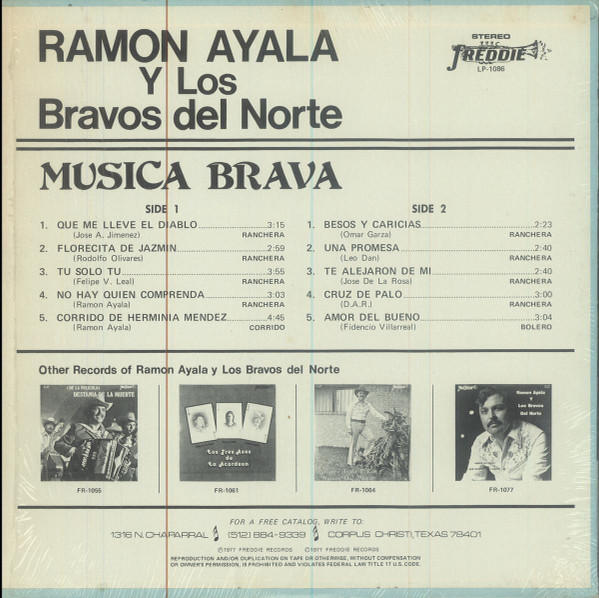 télécharger l'album Los Bravos del Norte de Ramón Ayala - Musica Brava