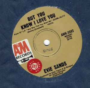 Evie Sands - But You Know I Love You / Until It's Time For You To Go album cover