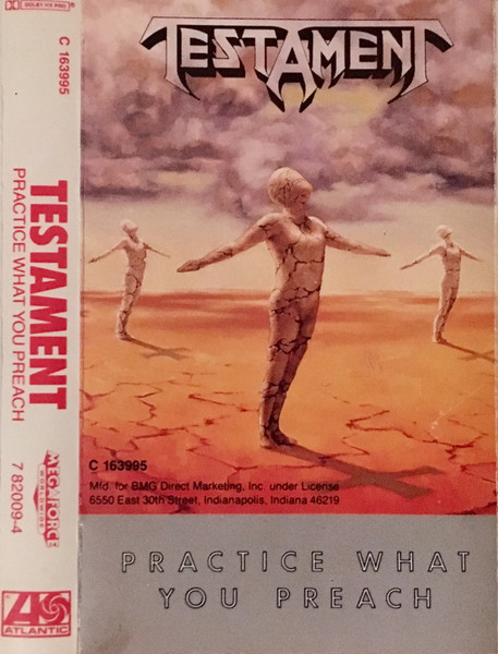 Testament – Practice What You Preach (1989, BMG, Cassette 