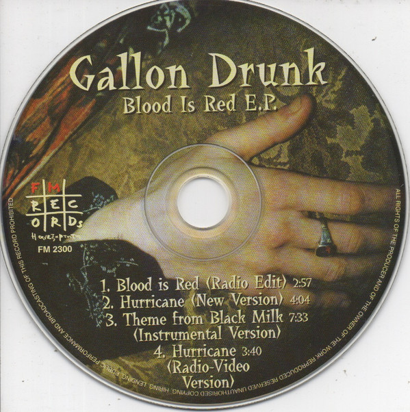 baixar álbum Gallon Drunk - Blood Is Red