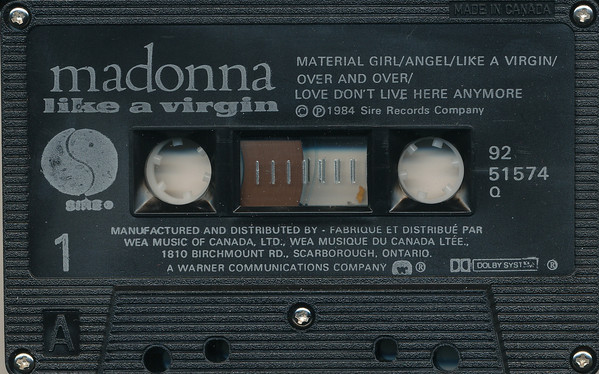 Madonna - Like A Virgin | Sire (92 51574) - 3