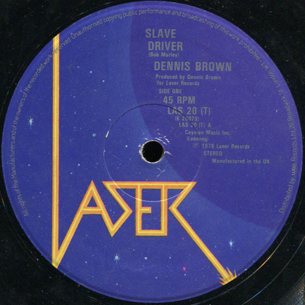 Dennis Brown – Slave Driver (1979, Vinyl) - Discogs