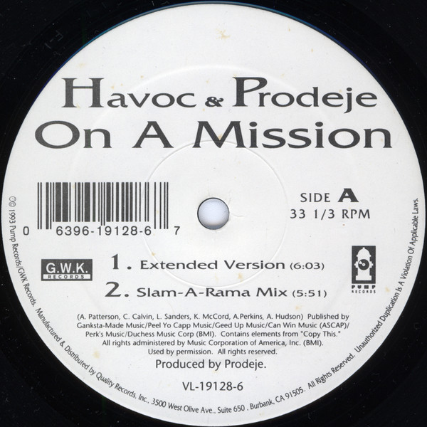 Havoc & Prodeje - On A Mission | Releases | Discogs