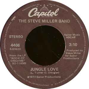 Steve Miller Band - Jungle Love album cover