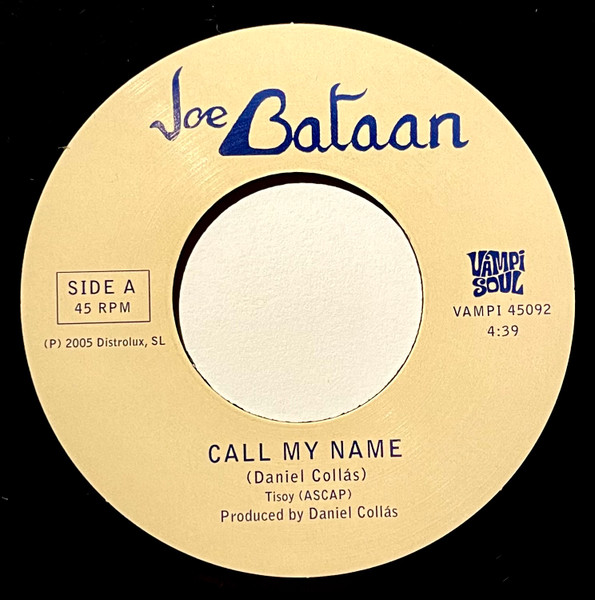 Joe Bataan – Call My Name (2008, Vinyl) - Discogs