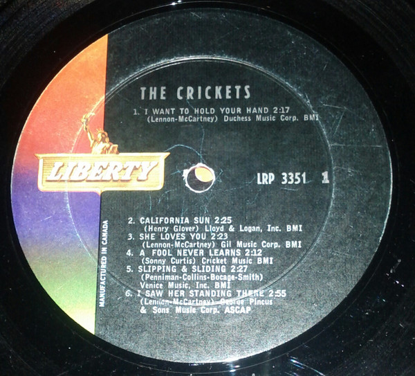 descargar álbum The Crickets - California Sun She Loves You