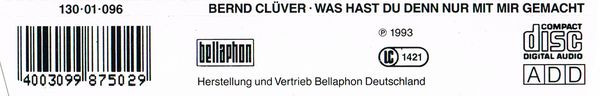 baixar álbum Bernd Clüver - Was Hast Du Denn Nur Mit Mir Gemacht