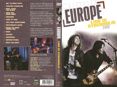 Europe – Live In Stockholm 2008 (2012, DVD) - Discogs