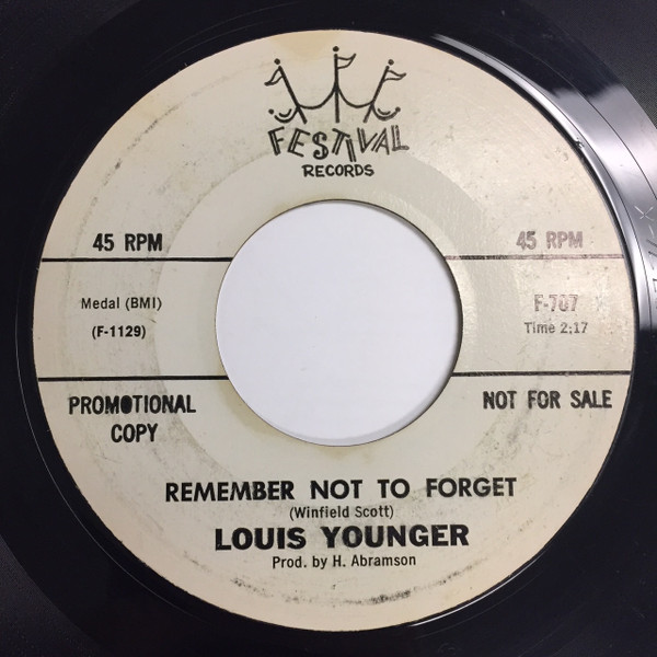 last ned album Louis Younger - Here I Come Remember Not To Forget