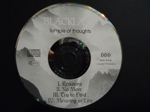 Album herunterladen Blackland - Temple Of Thoughts