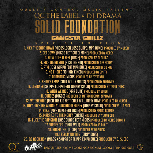 télécharger l'album QC The Label & DJ Drama - Solid Foundation