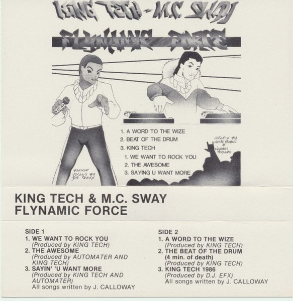 King Tech & M.C. Sway – Flynamic Force (1988, Cassette) - Discogs