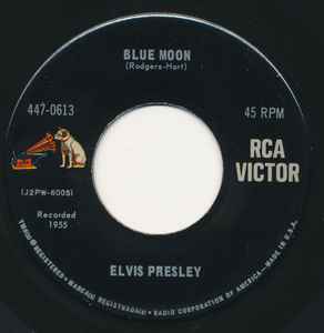 Elvis Presley - Blue Moon / Just Because album cover