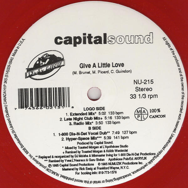 ladda ner album Capital Sound - Give A Little Love