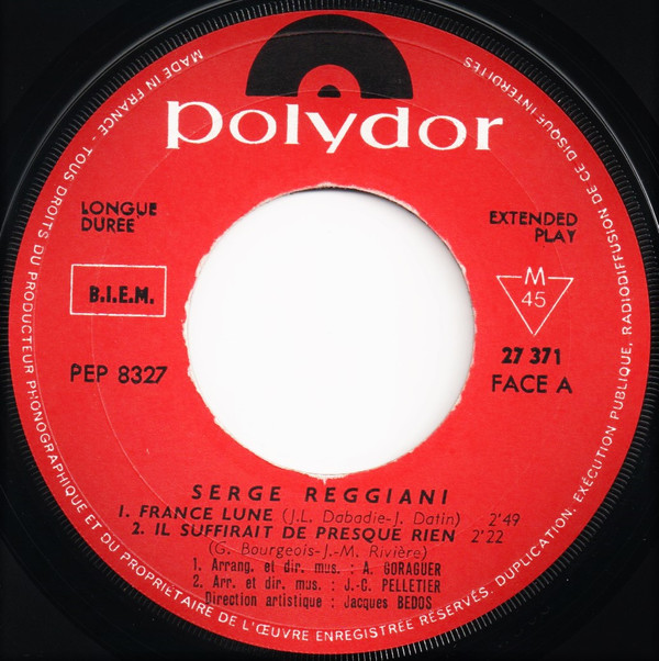 descargar álbum Serge Reggiani - France Lune