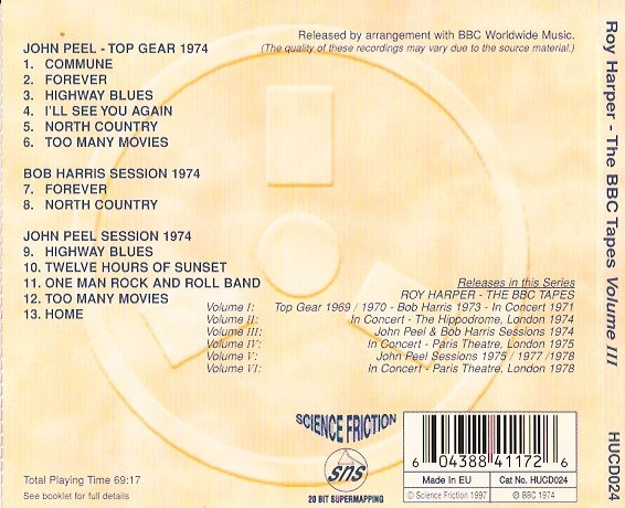 last ned album Roy Harper - The BBC Tapes Volume III 1974