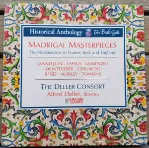 Alfred Deller & Deller Consort – Madrigal Masterpieces (1992, CD