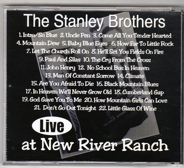 télécharger l'album The Stanley Brothers - Live At New River Ranch