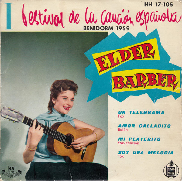 Elder Barber – Festival De La Canción Española - Benidorm 1959 (1959 ...