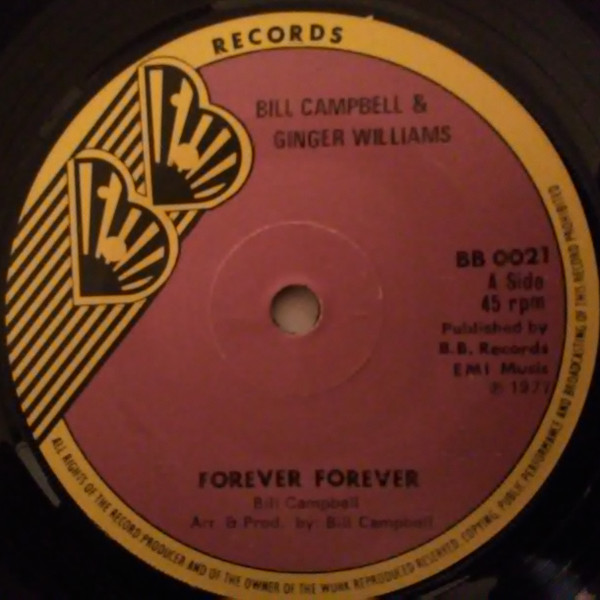 télécharger l'album Bill Campbell ,& Ginger Williams - Forever Forever