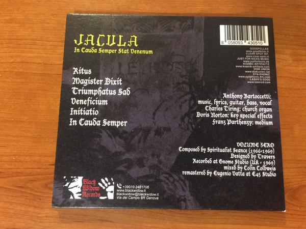 Jacula – In Cauda Semper Stat Venenum (2020, CD) - Discogs