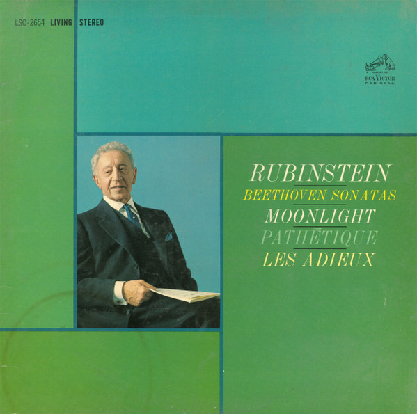 ladda ner album Beethoven, Artur Rubinstein - Beethoven Sonatas Moonlight Pathétique Les Adieux