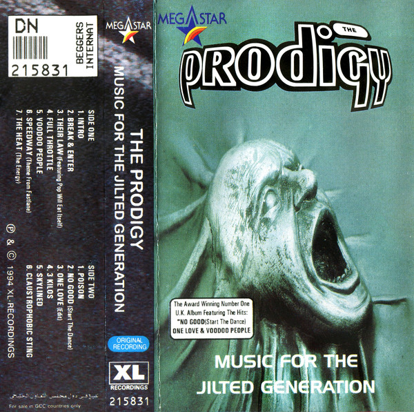 The Prodigy – Music For The Jilted Generation (1994, Cassette