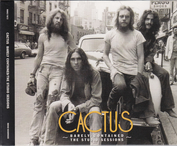 Cactus – Barely Contained - The Studio Sessions (2004, Digipak, CD 