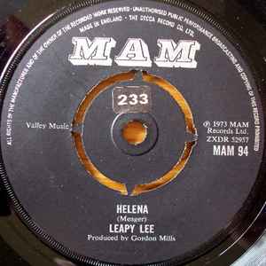 Leapy Lee - Helena album cover