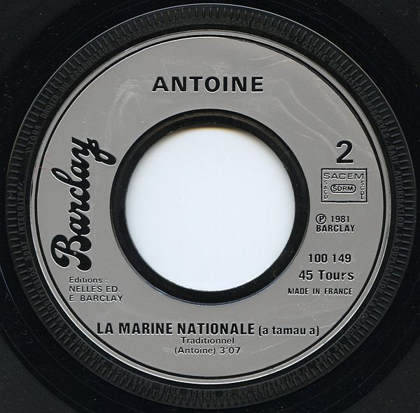 baixar álbum Antoine - Ya Pas Dcerises En Alaska La Marine Nationale