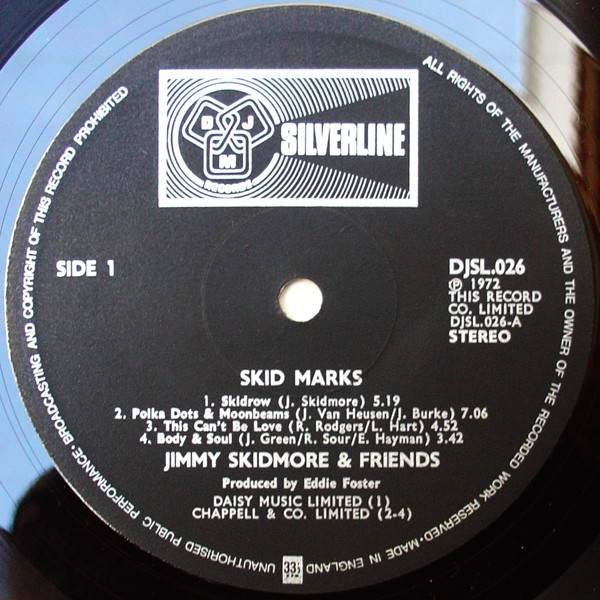 Album herunterladen Jimmy Skidmore - Skid Marks