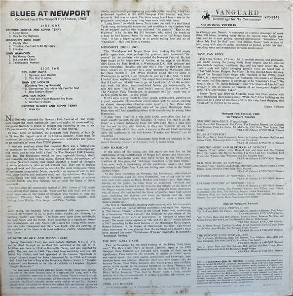 télécharger l'album Various - Blues At Newport Recorded Live At The Newport Folk Festival 1963
