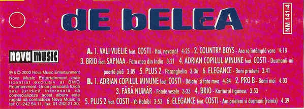 télécharger l'album Download Various - De Belea album