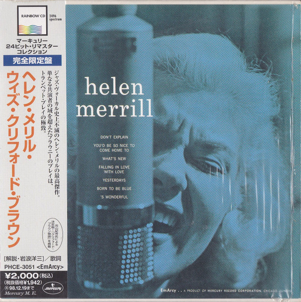 Helen Merrill – Helen Merrill (1996, Paper Sleeve, CD) - Discogs