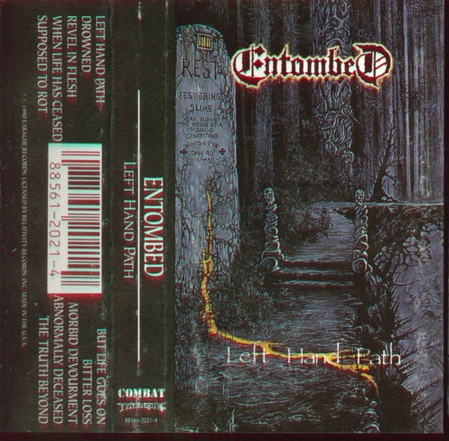 Entombed – Left Hand Path (1990, Cassette) - Discogs