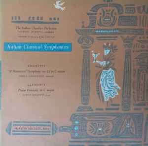 The Italian Chamber Orchestra - Italian Classical Symphonists - Volume 2  album cover