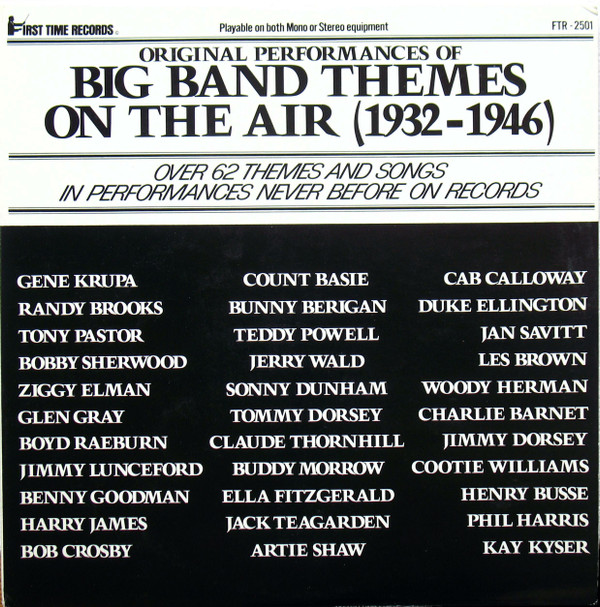 descargar álbum Various - Original Performances of Big Band Themes On The Air 1932 1946