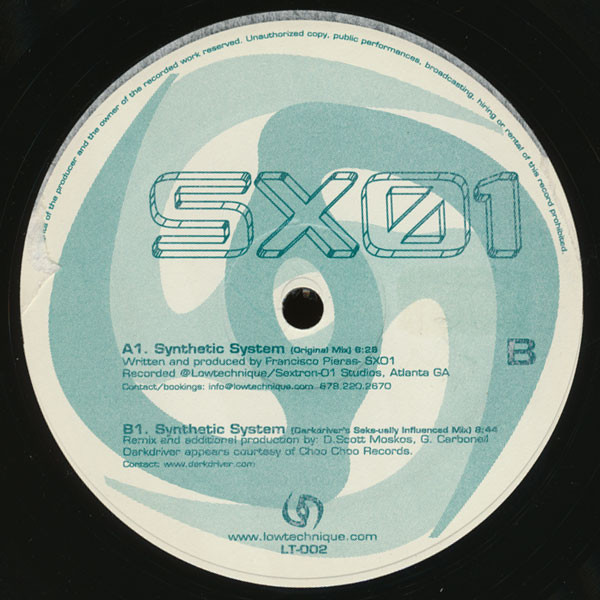 descargar álbum SX01 - Synthetic System