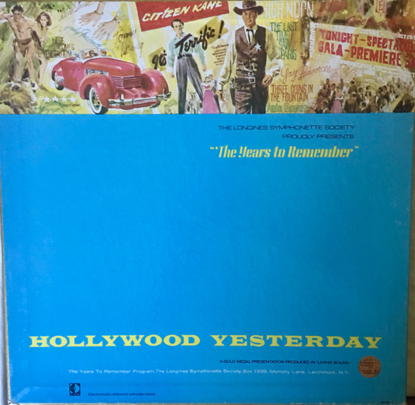 The Years To Remember Volume 5 Hollywood Yesterday Vinyl Discogs