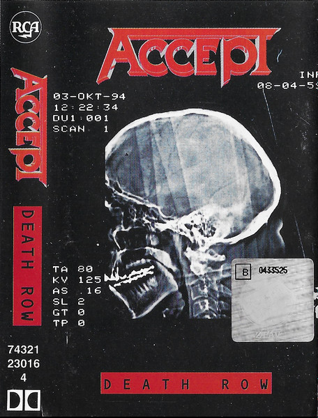 Accept – Death Row (1994, CD) - Discogs