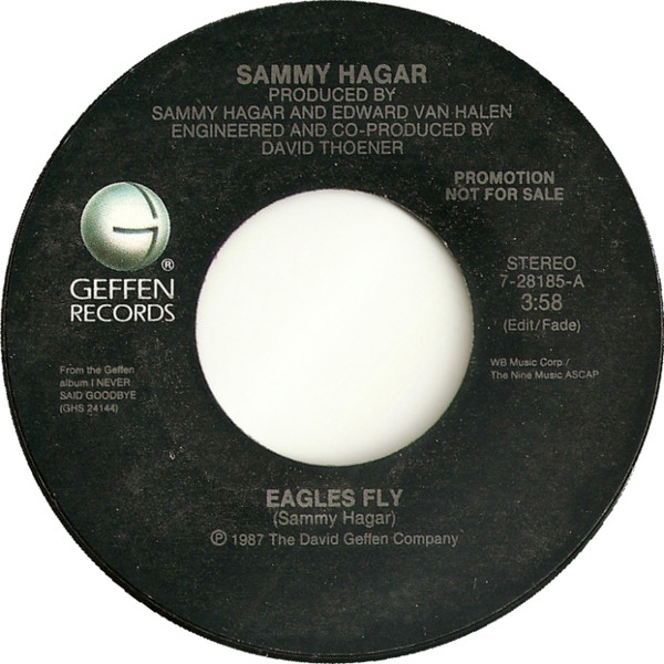 Sammy Hagar – Eagles Fly (1987, Vinyl) - Discogs