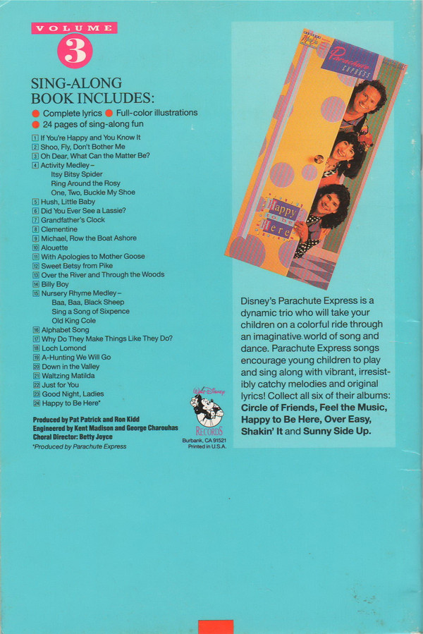 last ned album Larry Groce And The Disneyland Children's SingAlong Chorus - Disney Childrens Favorites 3