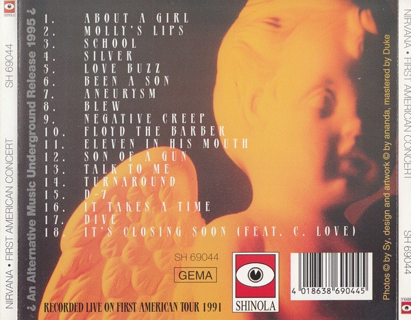 Album herunterladen Nirvana - First American Concert