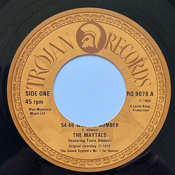 The Maytals – 54-46 Was My Number (1984, Vinyl) - Discogs