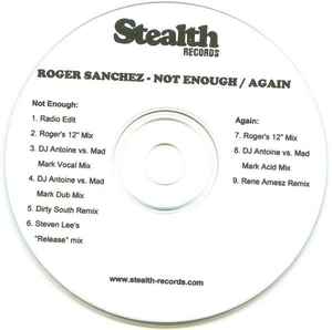 Not Enough/Again: Roger Sanchez: : Music}
