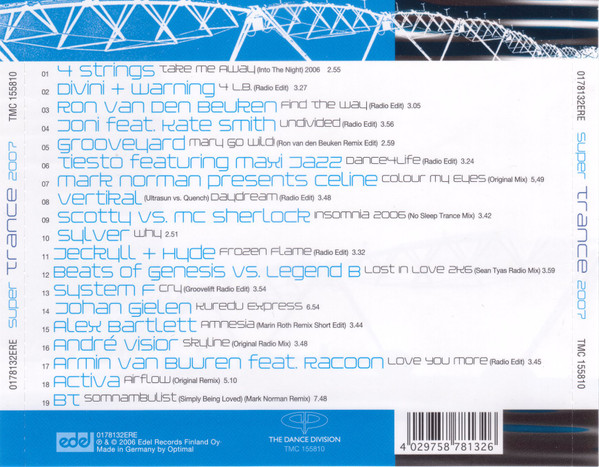 télécharger l'album Various - Super Trance 2007