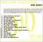 Cover of Stay Down, 1999-05-22, CD