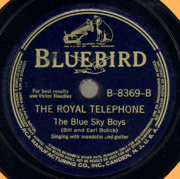 lataa albumi The Blue Sky Boys (Bill And Earl Bolick) - The Lightning Express The Royal Telephone