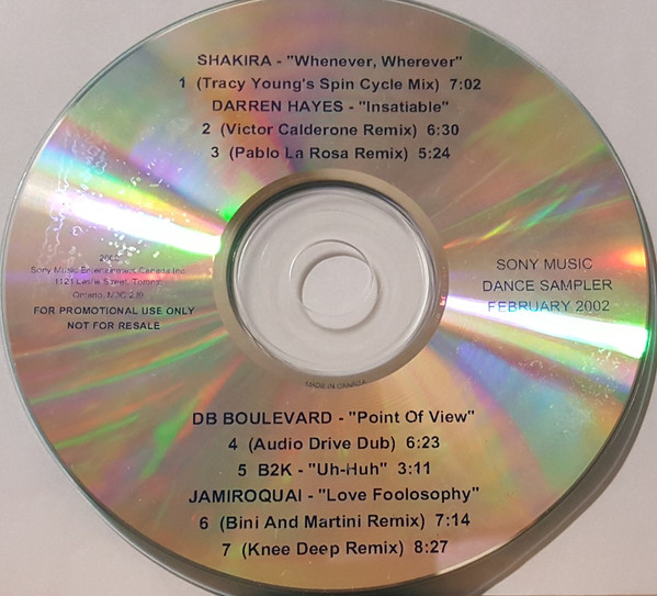 lataa albumi Various - Sony Music Dance Sampler February 2002